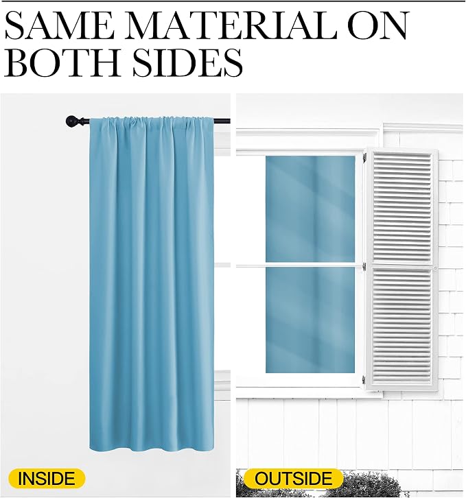 NICETOWN Blackout Curtains Window Draperies - Image 4