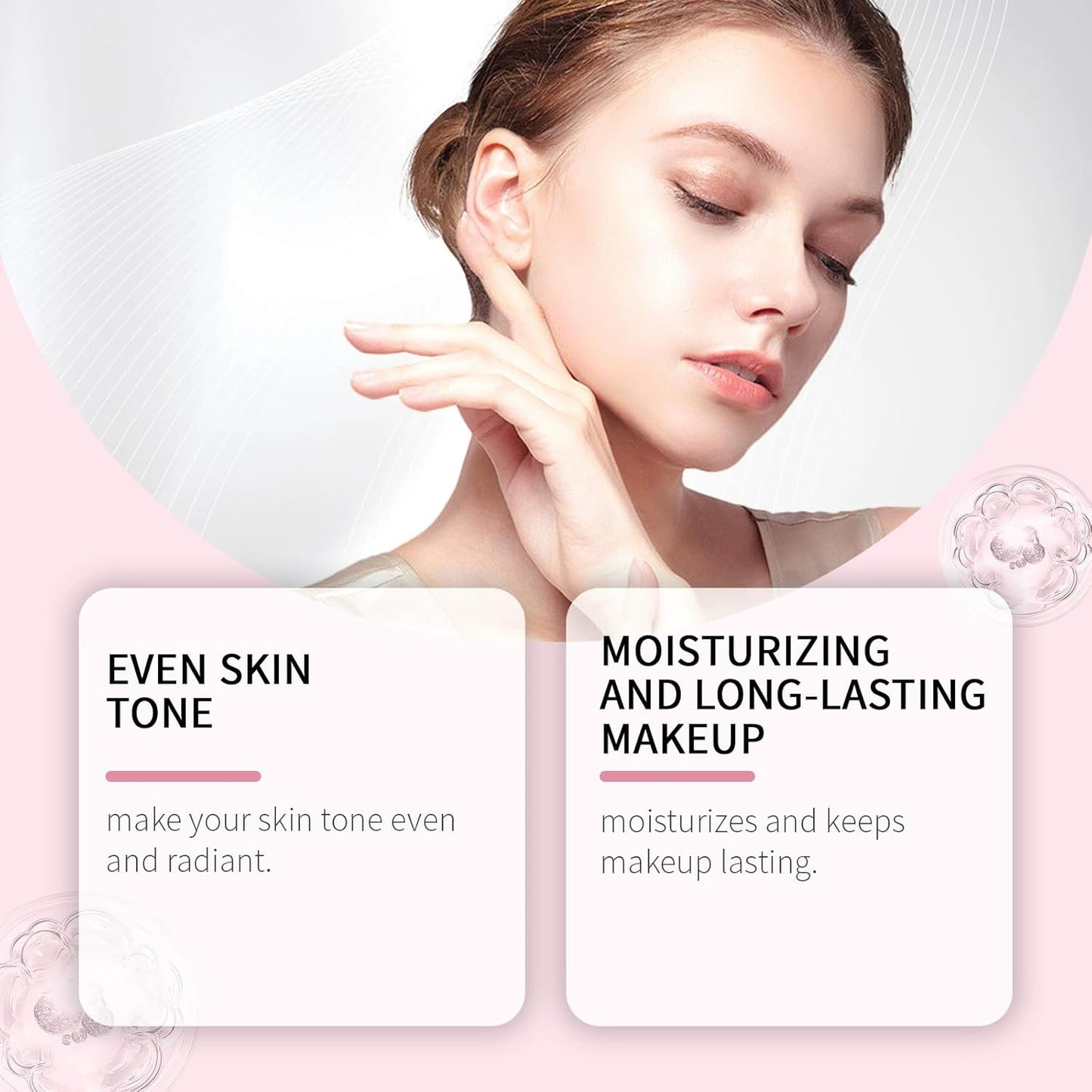 Cc Cream For Older Women,CC Cream Skin Tone Adjusting for Mature Skin, Anti-Aging Sunscreen Foundatio with Moisturizer, Full Coverage, Lightweight