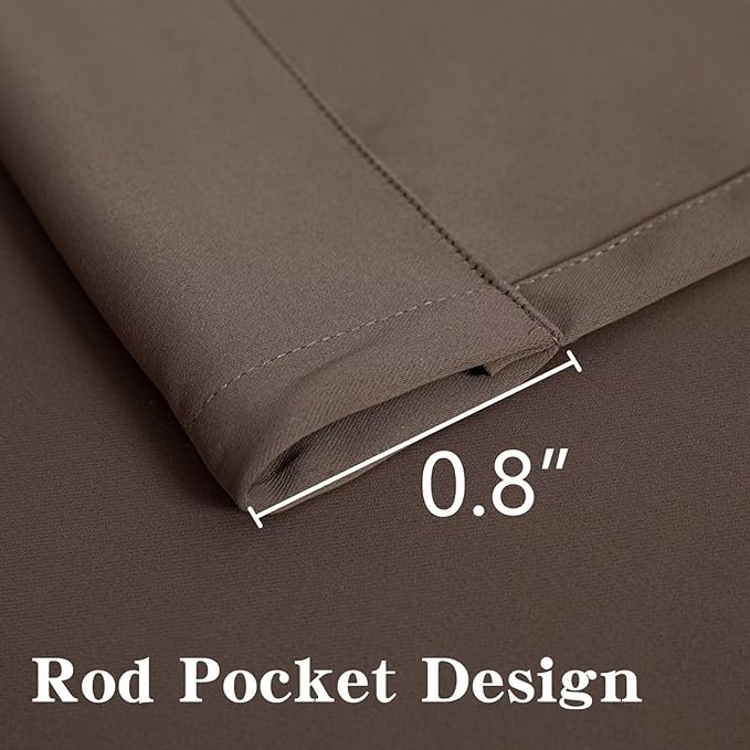 IGEMAEVE Custom Curtains for Bedroom Customsize, Grommet Light Blocking Drapes - Image 3