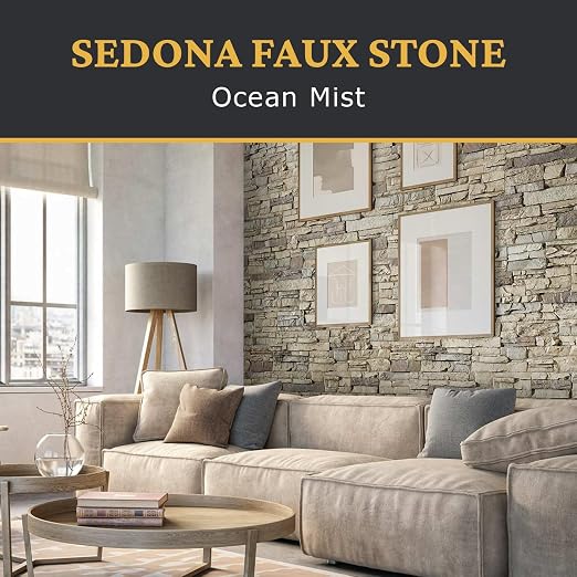 AZ Faux High-Density Polyurethane Faux Stone Interlocking Left Endcap - Image 2