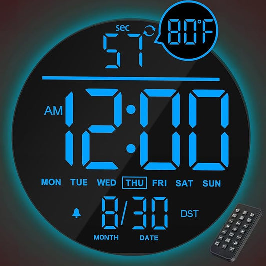 JALL 10" Large Digital Wall Clock by JALL
