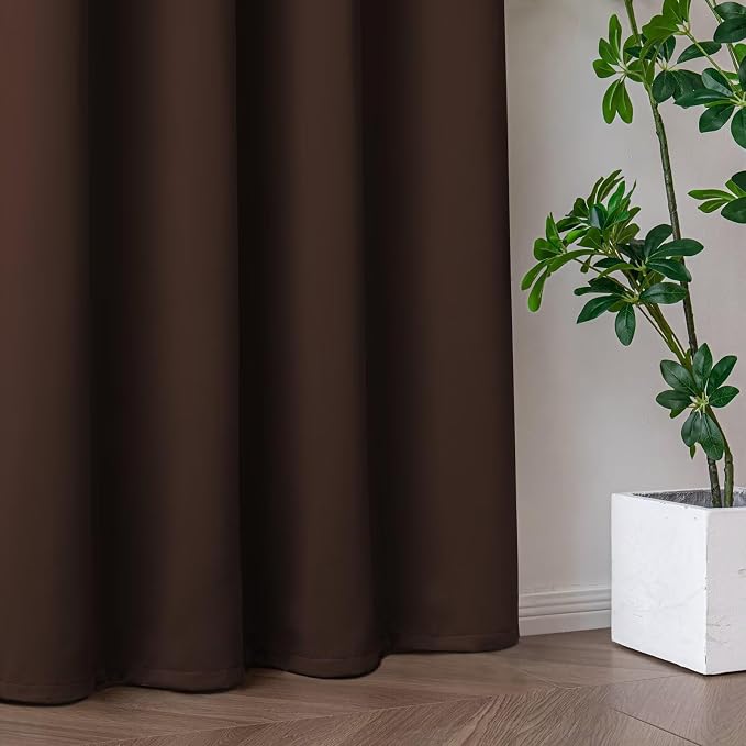 IGEMAEVE Blackout Curtains 72 Inch Length 2 Panels Set, Grommet Energy Saving - Image 7