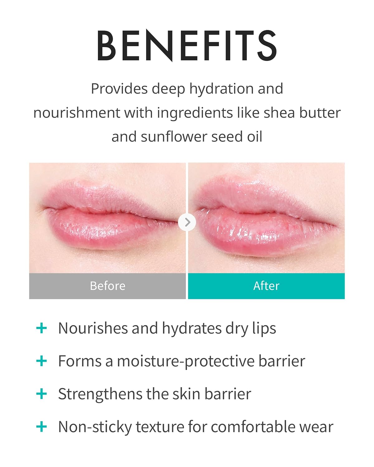 REJURAN® Calming Lip Balm, c-PDRN® – Deep Moisturizing & Soothing Care for Dry, Chapped Lips with Shea Butter & Jojoba Ester, Non-Sticky Formula & Fragrance-Free, Korean Skincare (3.7g)