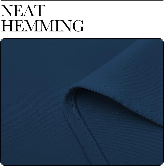 NICETOWN Bedroom Curtain Panels Blackout Draperies, Thermal Insulated Solid - Image 7