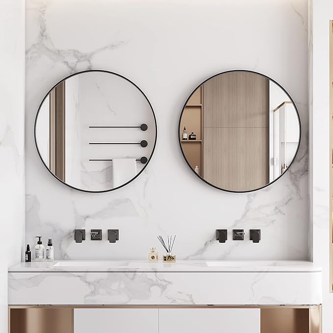 Itrue 36 Inch Black Round Mirror - Image 6