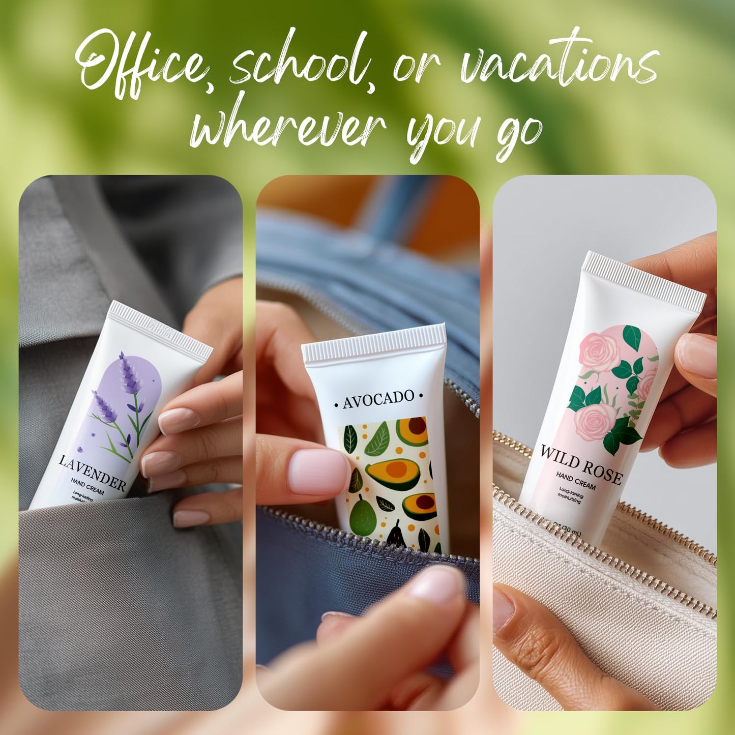 Green Canyon Spa 50 Pack Hand Cream, Mini Lotion Bulk, Travel Size Lotion Bulk, Teacher Gifts, Bridesmaid Gifts and Bachelorette Party Favors.