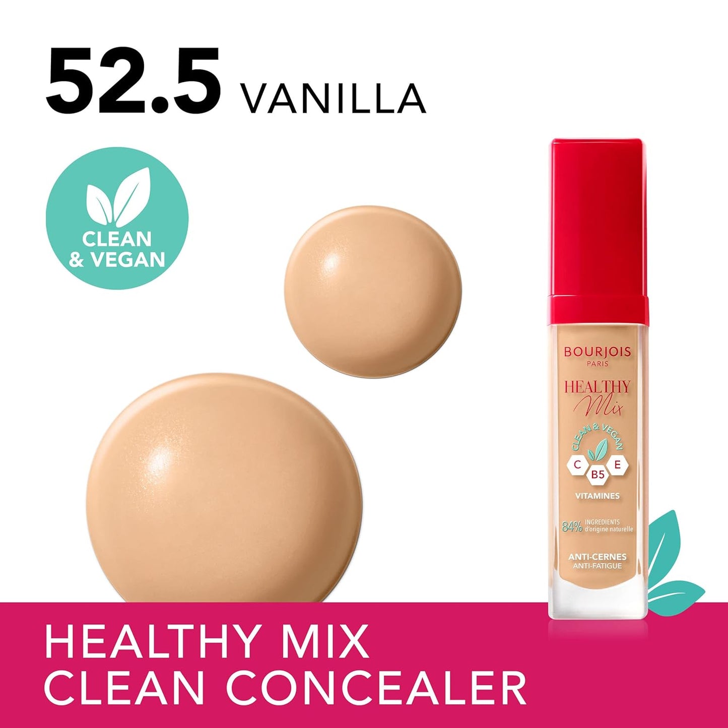 Bourjois Healthy Mix Clean & Vegan Concealer - 52.5 Vanilla
