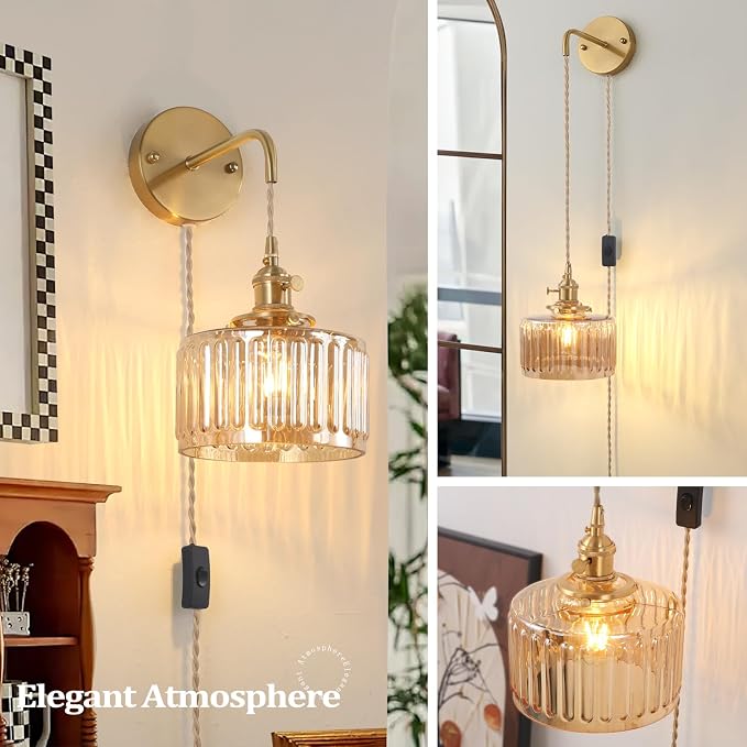 Shenmoyl Vintage Wall Sconce Wall Lamp - Image 7
