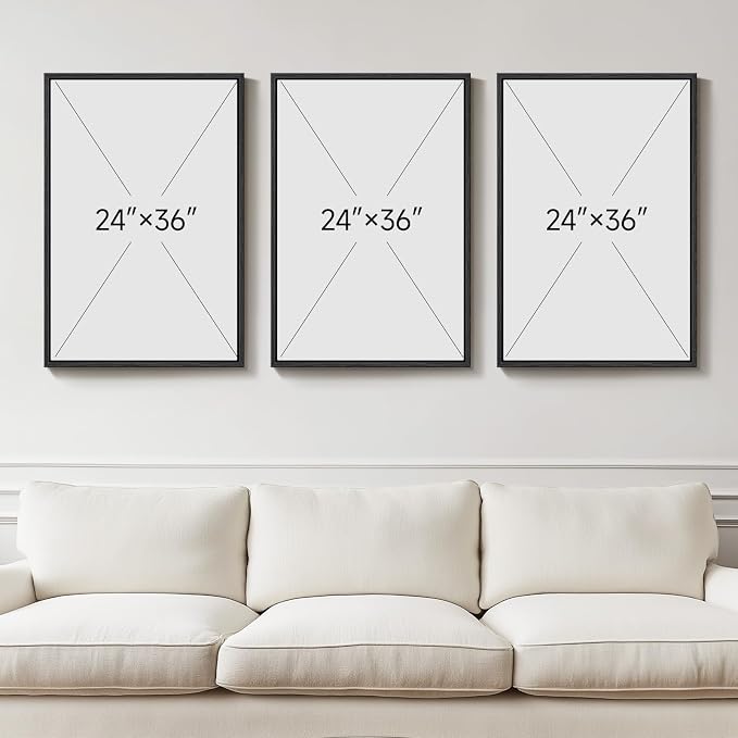 Large Framed Green Abstract Wall Art - Image 5