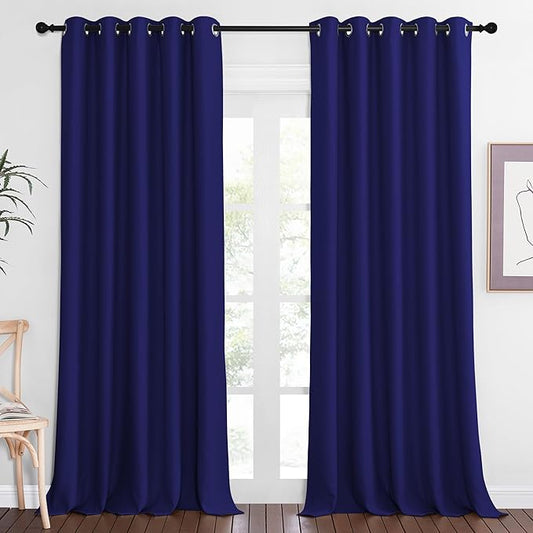 NICETOWN Blackout Curtains 84 Inch Length, Thermal Insulated Curtains by NICETOWN