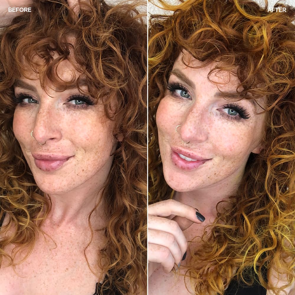 Overtone Daily Color Depositing Conditioner For All Hair Types: 8oz Temporary Coloring Conditioner w/Shea Butter & Coconut Oil, Refresh Color & Prevent Fading, Vegan & Cruelty-Free, Extreme Yellow