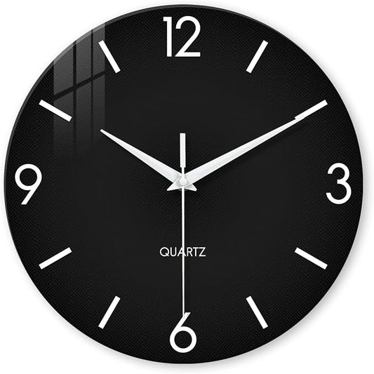 XFM Minimalist Wall Clocks Battery Operated 20 Inch Large Black Wall Clock by XFMWallClock