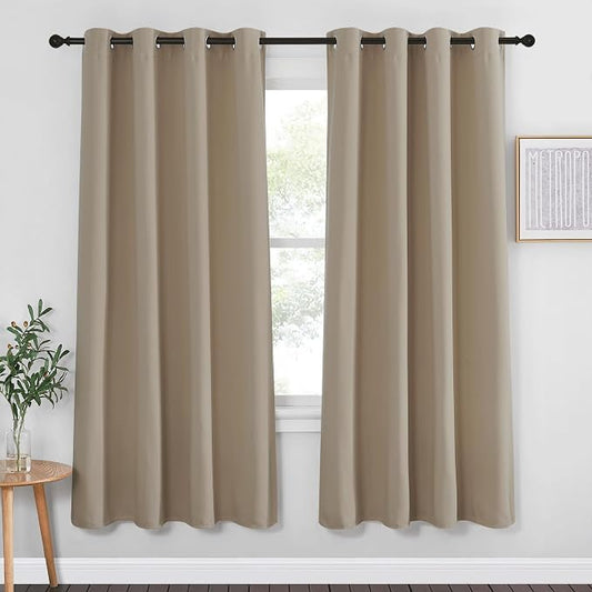 NICETOWN Blackout Curtain Drape 72 inch Long by NICETOWN