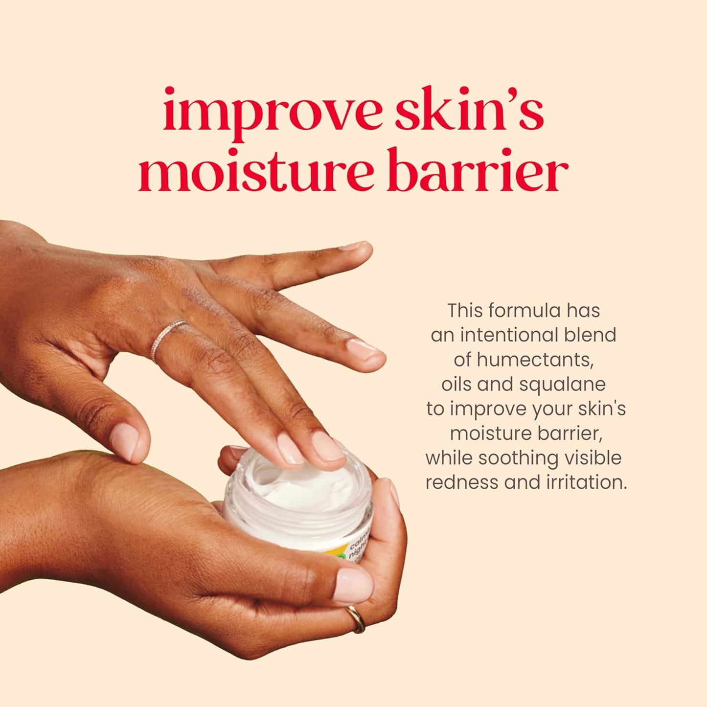 Burt's Bees Back To School Dorm Essentials, Calming Night Cream, With Aloe and Rice Milk, Face Moisturizer For Sensitive Skin, 98.8 Percent Natural Origin, 1.8 oz. Tub