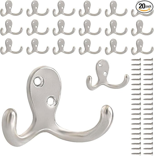 CBWLWJ 20 Pack Coat Hooks Wall Hooks by CBWLWJ
