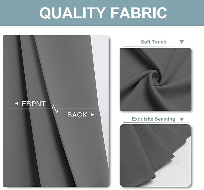 ChrisDowa Blackout Curtains 45 inches Long - Image 3