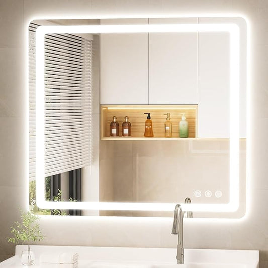 40" x 36" Led Bathroom Mirror by Lmsedf