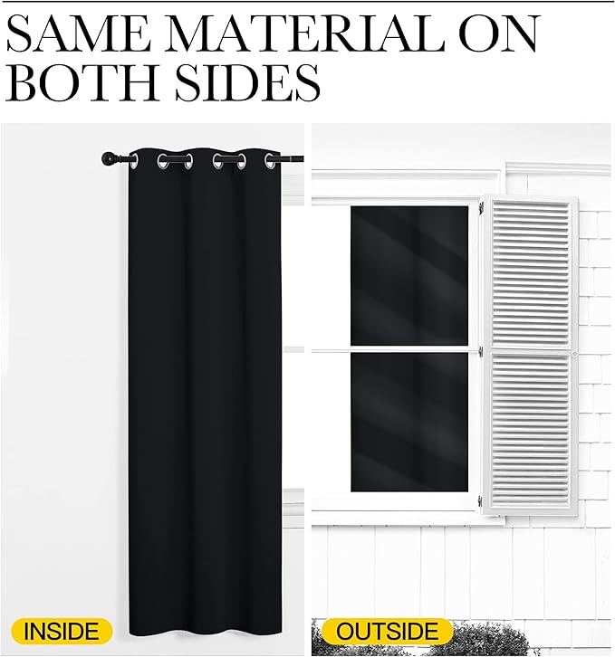 NICETOWN Blackout Curtain Panels - Image 5