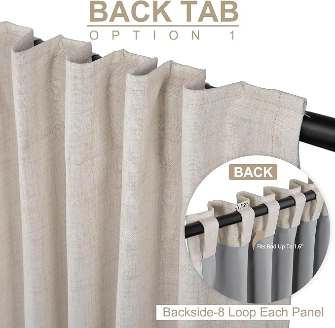 100% Blackout Shield Blackout Curtains - Image 3