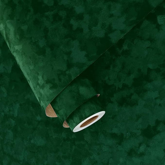 Wallercity Emerald Green Velvet Wallpaper by Wallercity