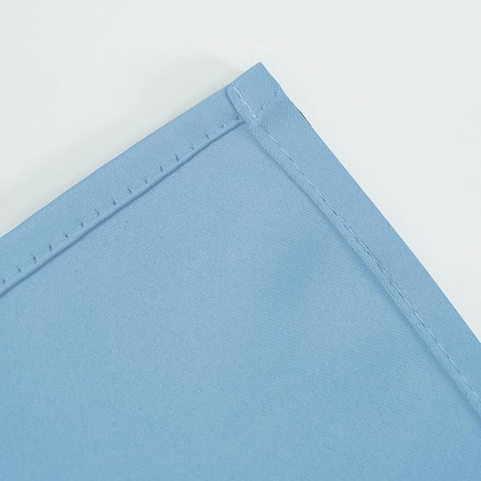 LEMOMO Sky Blue Thermal Blackout Curtains/42 x 84 Inch/Set of 2 Panels Room - Image 8