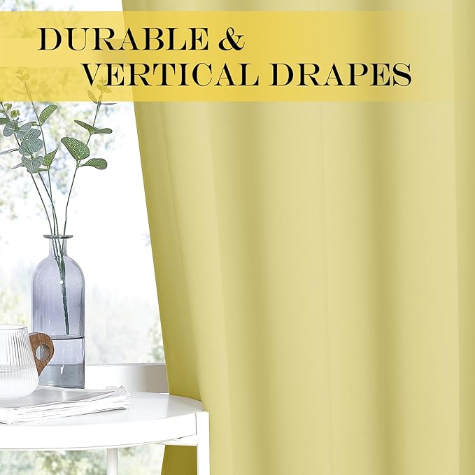 NICETOWN Blackout Curtain Drape 72 inch Long - Image 6