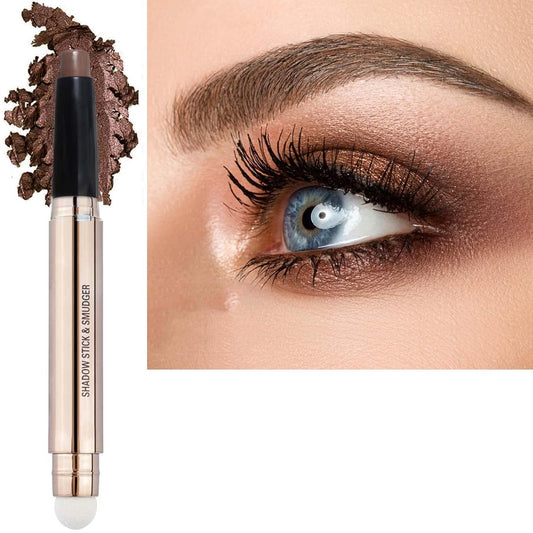 Waterproof Hypoallergenic Eyeshadow Pencil in Bright Brown #17