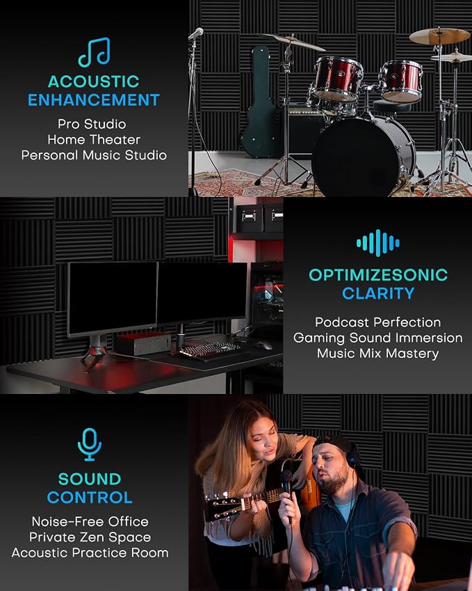 36 Pack Sound Proof Foam Panels - Image 8
