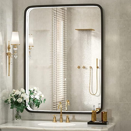 36x28 Inch LED Bathroom Mirror by FTOTI