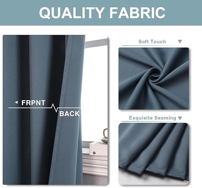 ChrisDowa Grommet Blackout Curtains - Image 4