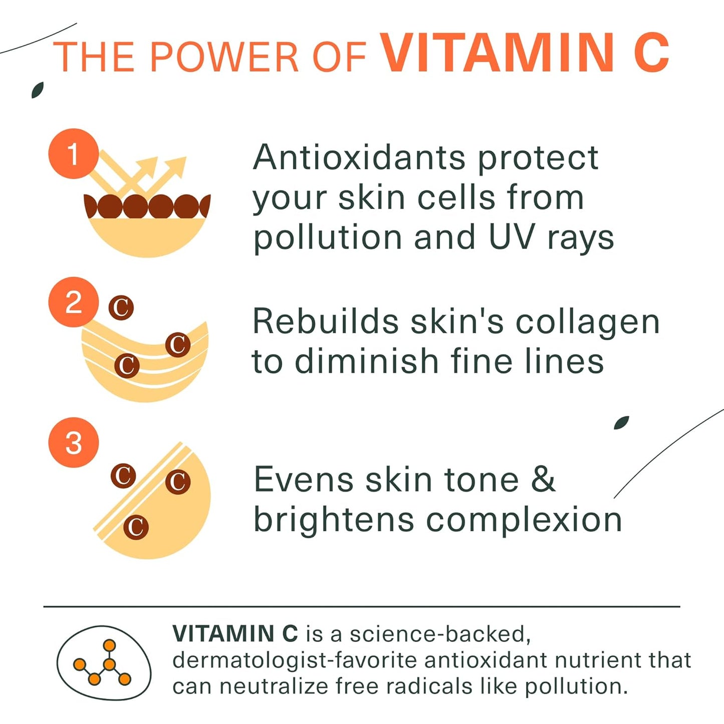 Botanic Tree Vitamin C Face Wash - Facial Cleanser for All Skin Types, Aging or Dry Skin, Minimizing Acne scars, Brightening, Reduce Breakouts - Face Wash for Women & Men