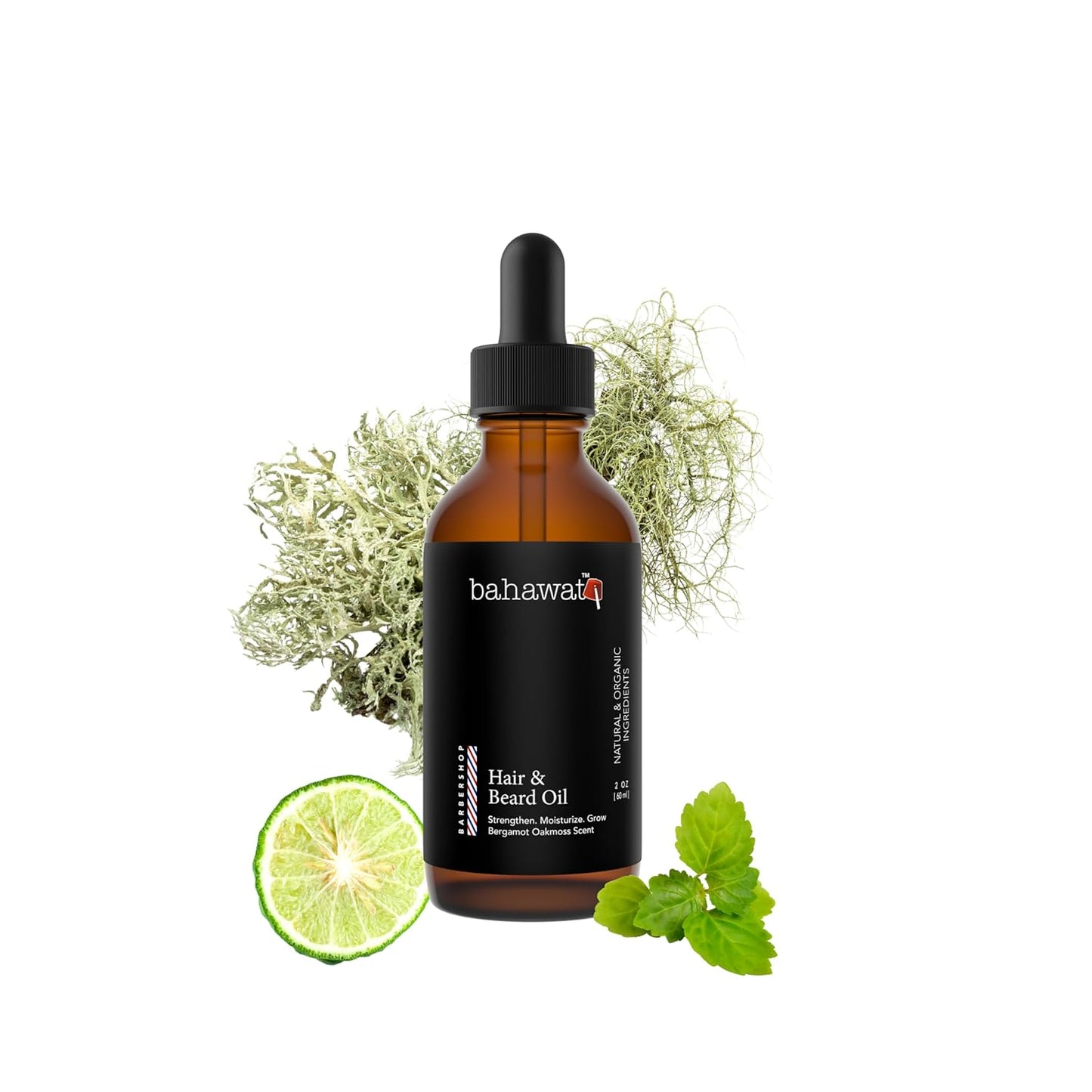 Premium Beard Oil Conditioner & Softener - Barbershop - 2 ounce - Beard Itch and Dry Skin Relief - Handcrafted from Natural Ingredients - Made in the USA