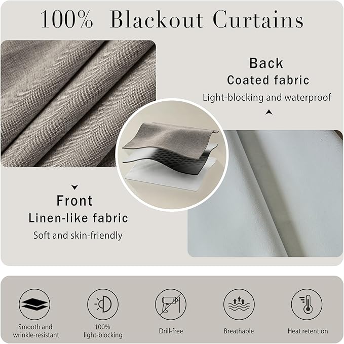Adhesive 100% Blackout Curtain - Image 4