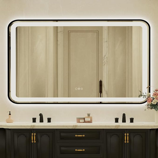 36x60 Inch LED Bathroom Mirror by Unknown