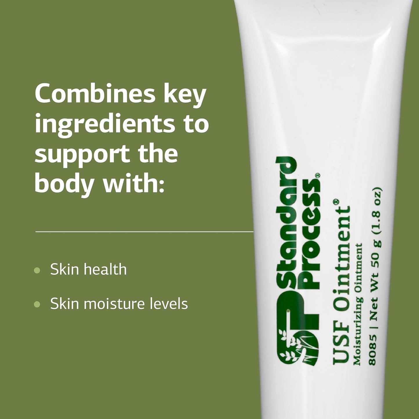 Standard Process USF Ointment - Supports Soft, Healthy Skin - Moisturizing Skin Cream for Dry Hands & Body - 1.8 oz