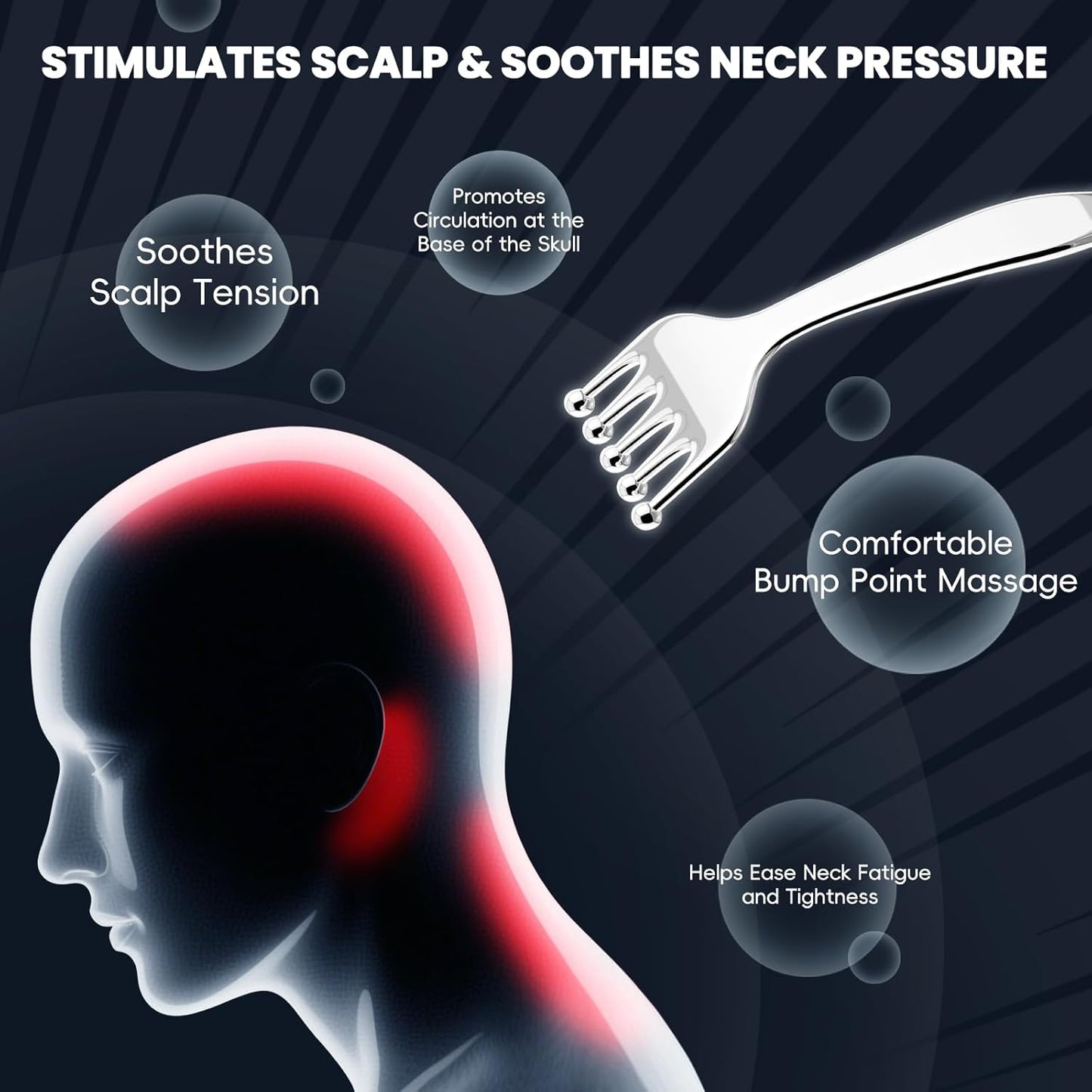 Pain Relief Massage Tool Set – Stainless Steel Gua Sha Scraper & Dual-Ended Face Roller for Muscle Tension, Circulation, and Myofascial Therapy – External Use for Jaw, Neck, Shoulders & Body Recovery