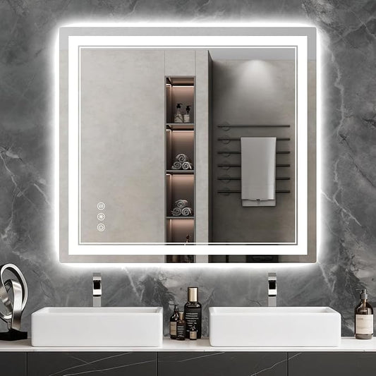 40x36 Inch LED Bathroom Mirror by Wedhouc
