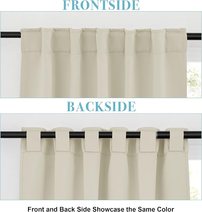 RYB HOME Small Window Curtains - Image 3