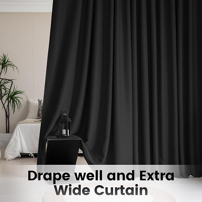 Room Divider Blackout Ceiling Track Curtains - Image 3