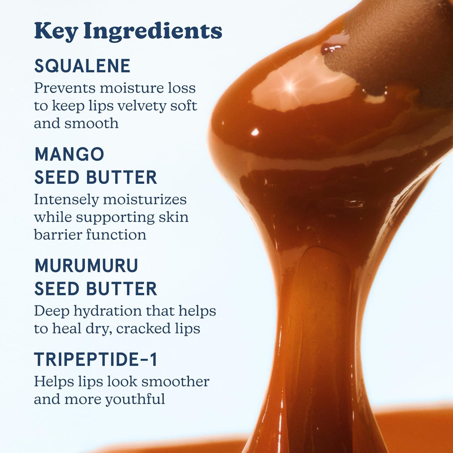 Blume Tri-Peptide Toffee Soft Brown Tinted Lip Balm - Superbalm Lip Moisturizer with Shea Butter and Squalane to Deeply Hydrate & Heal Dry, Cracked Lips - Cruelty Free & Vegan Lip Plumper (0.4 Fl Oz)