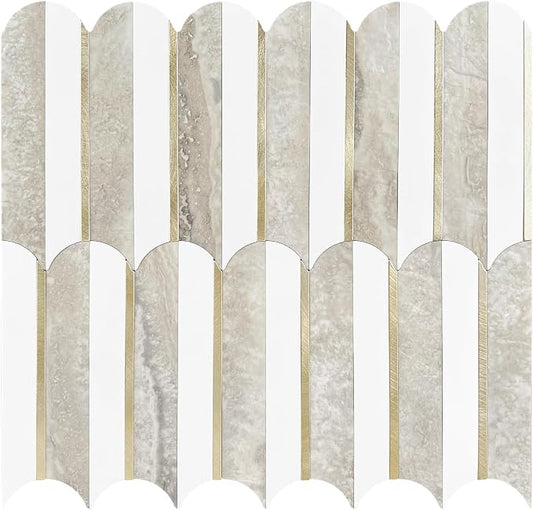 Vamos Tile Peel and Stick Backsplash Seamless Tile, 1-Sheet Stick on Backsplash by VamosTile