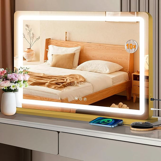 Ratsamee Vanity Mirror with Lights, Led Makeup Mirror, Lighted Makeup Mirror by RATSAMEE