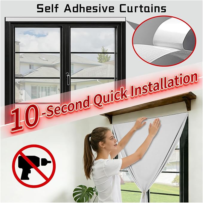Magic Tape 100% Blackout Curtain - Image 3