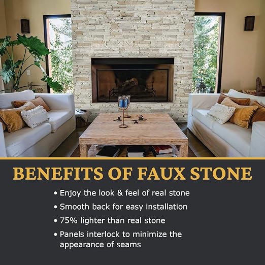 AZ Faux High-Density Polyurethane Faux Stone Flush Outside Corner - Image 4
