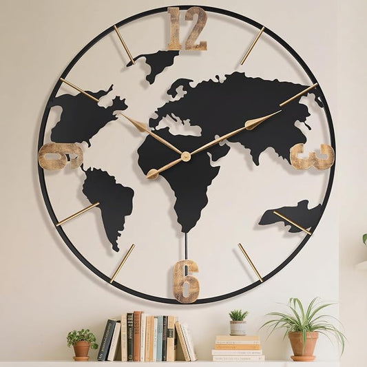 Pytha Sight 36 Inch Oversized Giant Extra Large Modern Decorative Metal World by Pytha+Sight