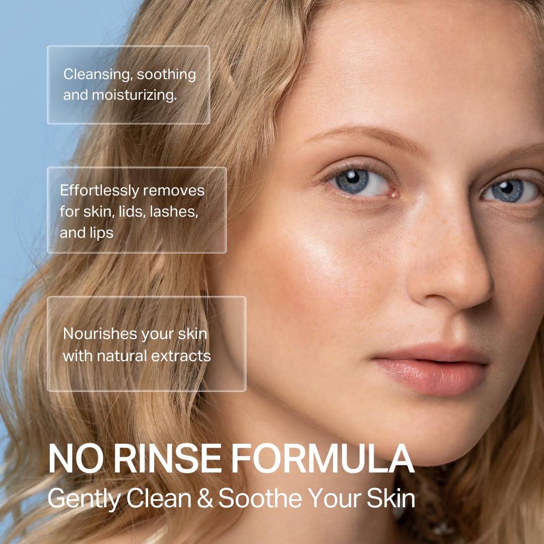 Y’OUR Soothing Makeup Remover: Micellar Cleansing Water for Sensitive Skin; Removes Oil & Sebum; Gentle, Vegan & Non-Irritating; With Fruit Extracts & Aloe Vera. Made in USA. 4 fl oz (120 mL)