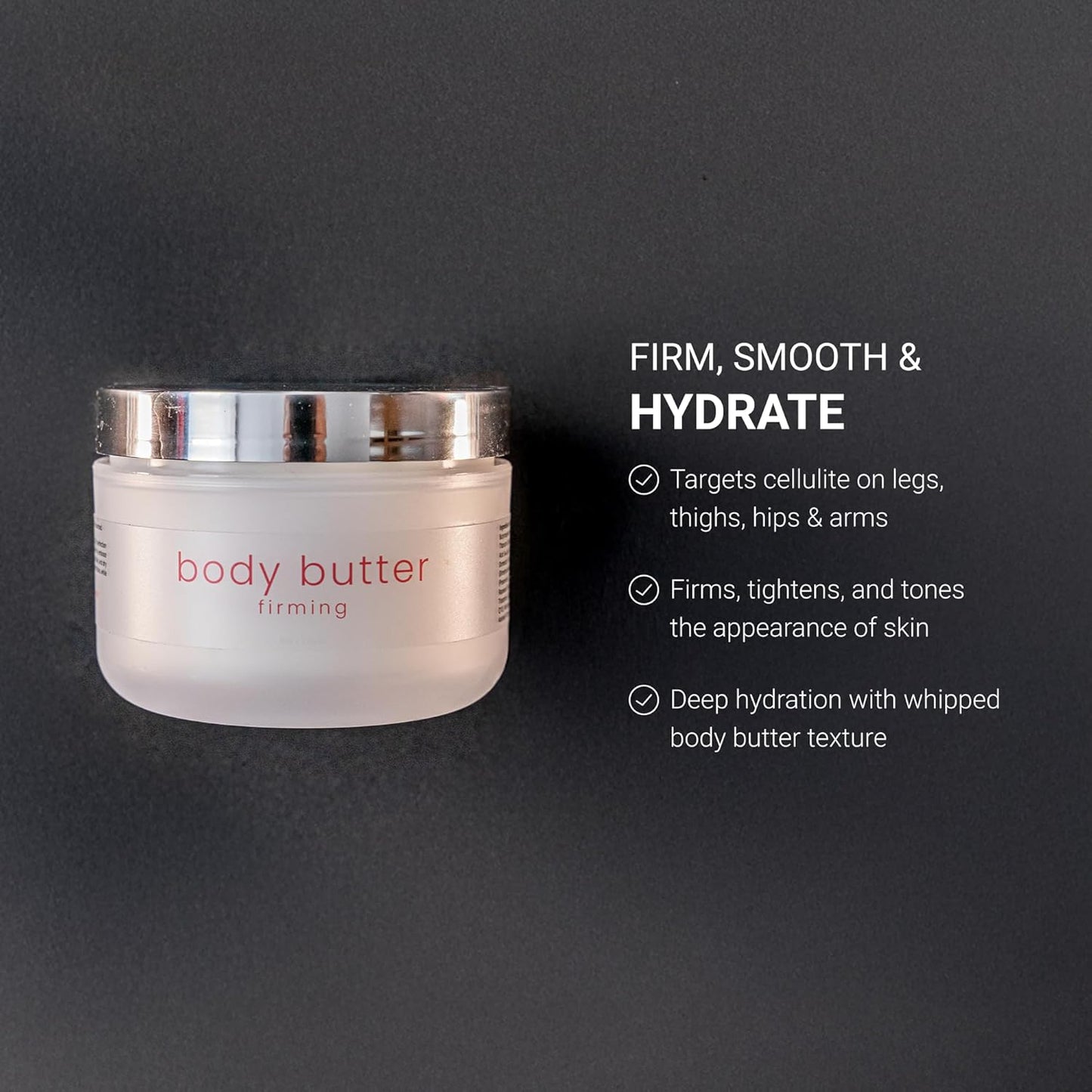 LifeCell Firming Body Butter – Anti-Cellulite Cream with Caffeine, Ginseng & Argan Oil – Ultra-Hydrating Anti-Aging Moisturizer for Legs, Thighs, Hips & Arms – Skin Tightening Lotion for Women