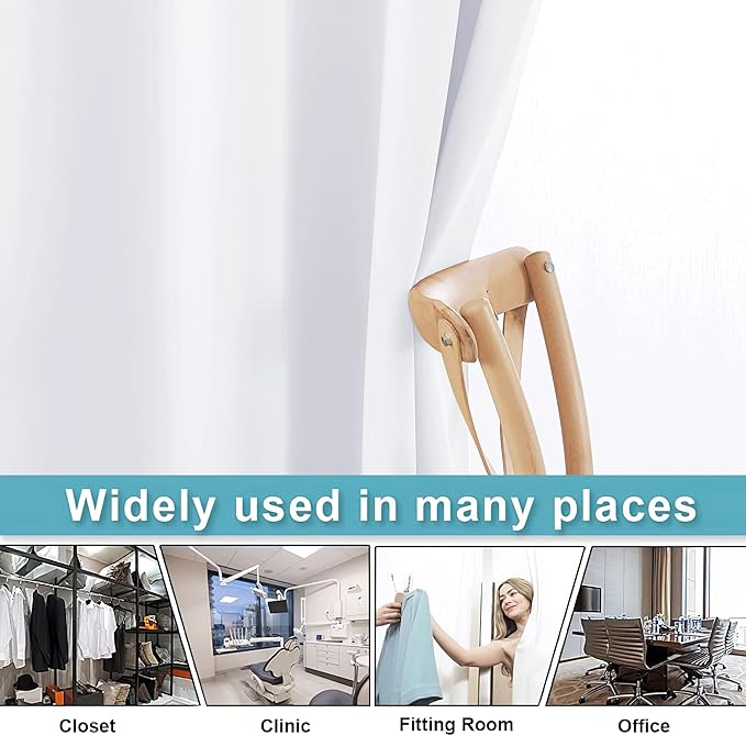 RYB HOME Privacy Curtain for Sliding Glass Door, Light Block Noise Reduce - Image 5