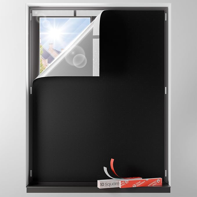 Sumobaby Blackout Curtains for Bedroom Portable 24"x68", No Drill Blackout by Sumobaby