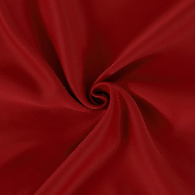 LEMOMO Red Blackout Curtains 34 x 54 Inch Length/Set of 2 Curtain - Image 5